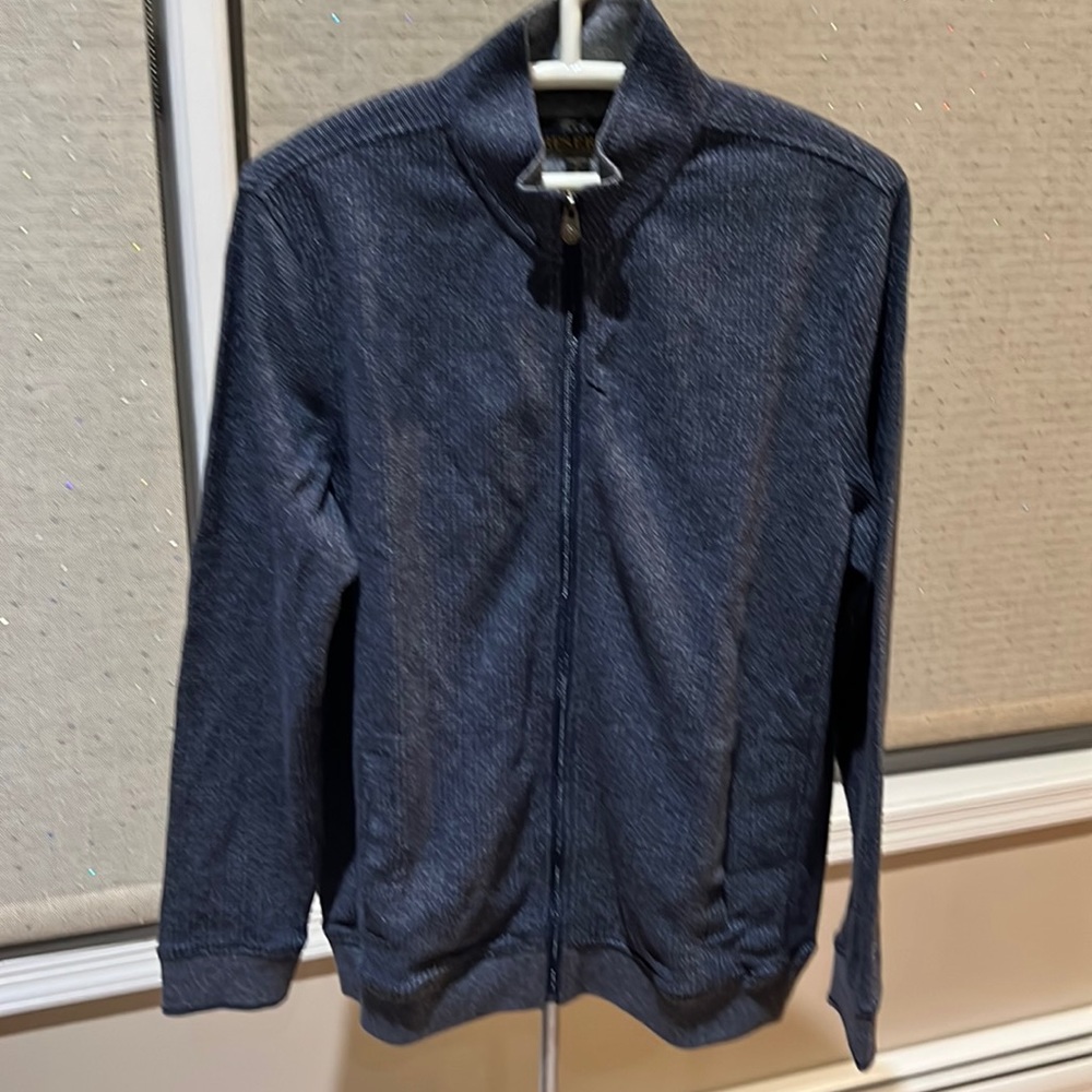 Jos. A. Bank Men's Navy Full-Zip Lightweight Jacket